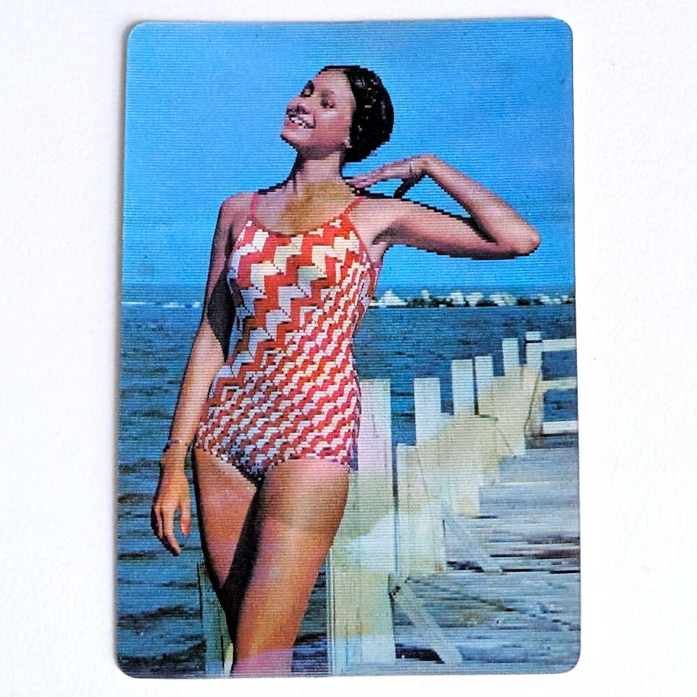 Russian Soviet USSR 3D Stereo Lenticular Pocket Calendar Mitsui & Co., LTD. 1979